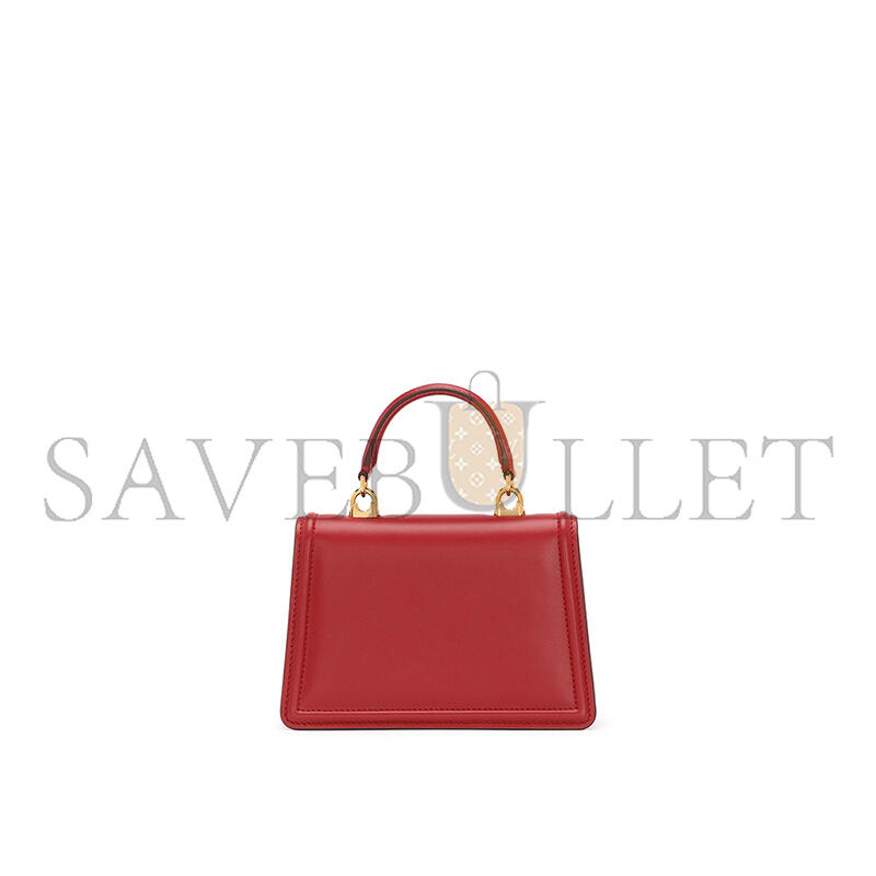 DOLCE GABBANA SMALL DEVOTION CALFSKIN BAG BB6711AV89387124 (19*13*4.5cm)